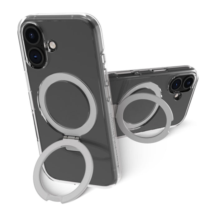 DBramante recycled cover Iceland D3O MS Kickstand - Clear - for iPhone 16 Plus
