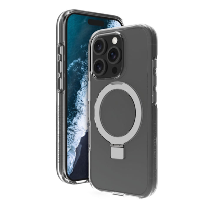 DBramante recycled cover Iceland D3O MS Kickstand - Clear - iPhone 16 Pro Max