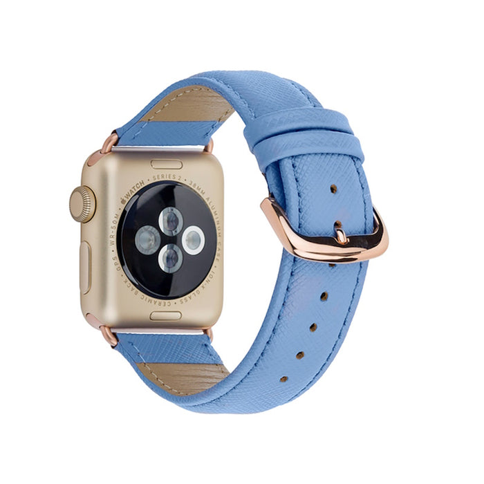 Dbramante Madrid Mode. Apple Watch Series Leather - forever blue - 38mm