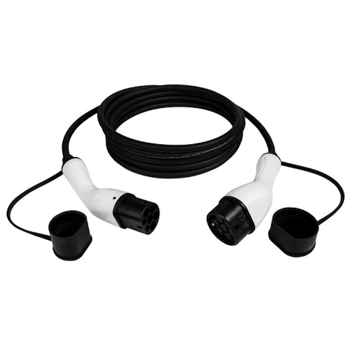 SINOX EV Charging Cable, Type 2 -Type 2 16A 3 Phase, 5m - Black