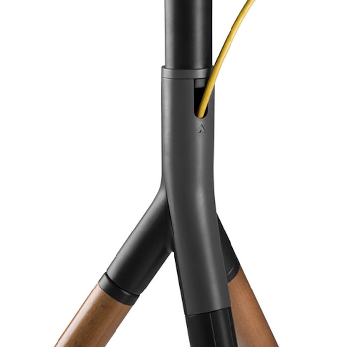 SINOX MOTION TV Tripod Stand, MEDIUM Black & Walnut, 45-65"