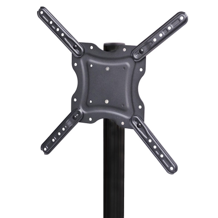 SINOX MOTION . TV Floor Pole Stand . MEDIUM Brushed Matt Black, 26-65"