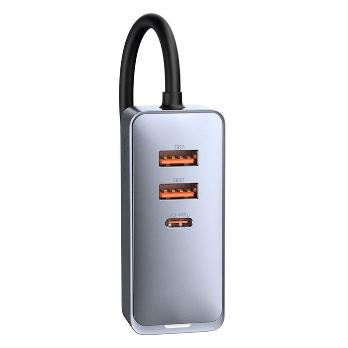 BASEUS CABLE CAR CHARGER 120W 4 OUT