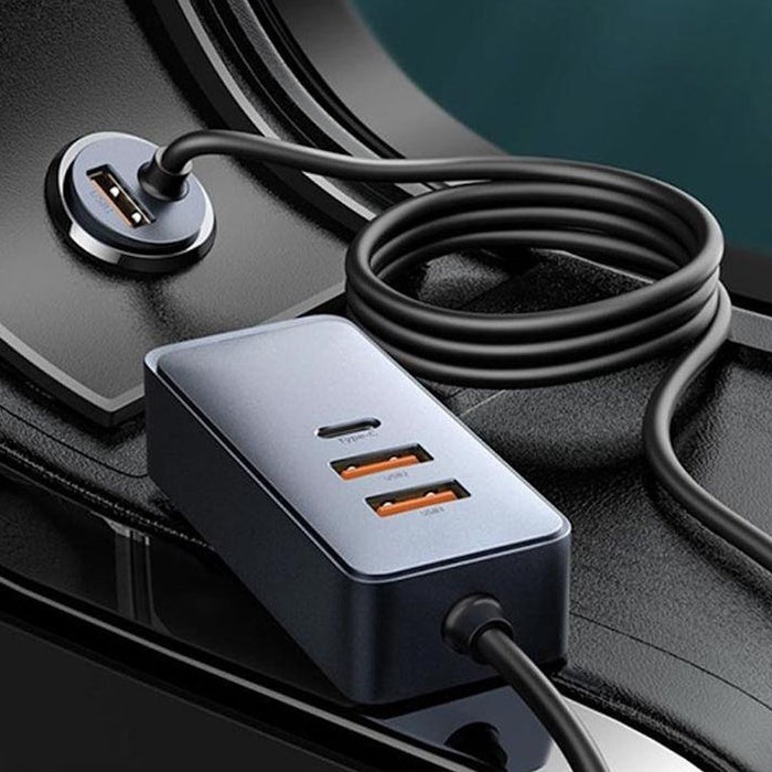 BASEUS CABLE CAR CHARGER 120W 4 OUT