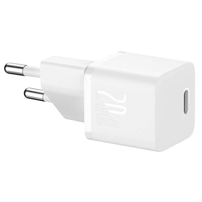 BASEUS GAN5 CHARGER USB-C 20W WHITE