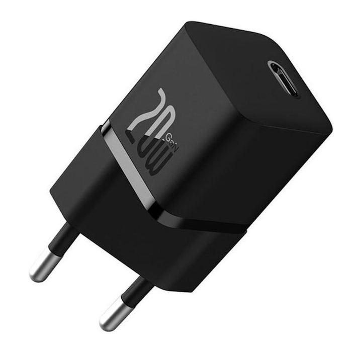 BASEUS GAN5 CHARGER USB-C 20W BLACK