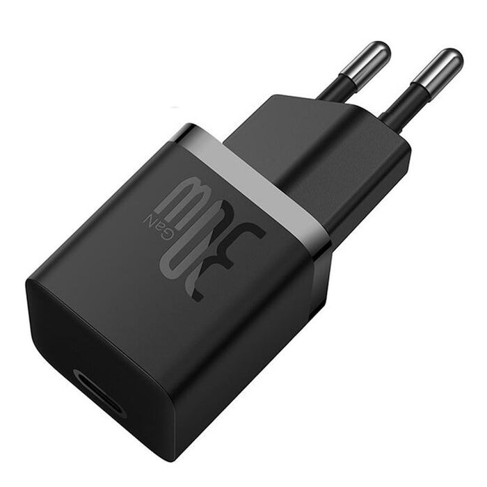 BASEUS GAN5 CHARGER USB-C 30W BLACK