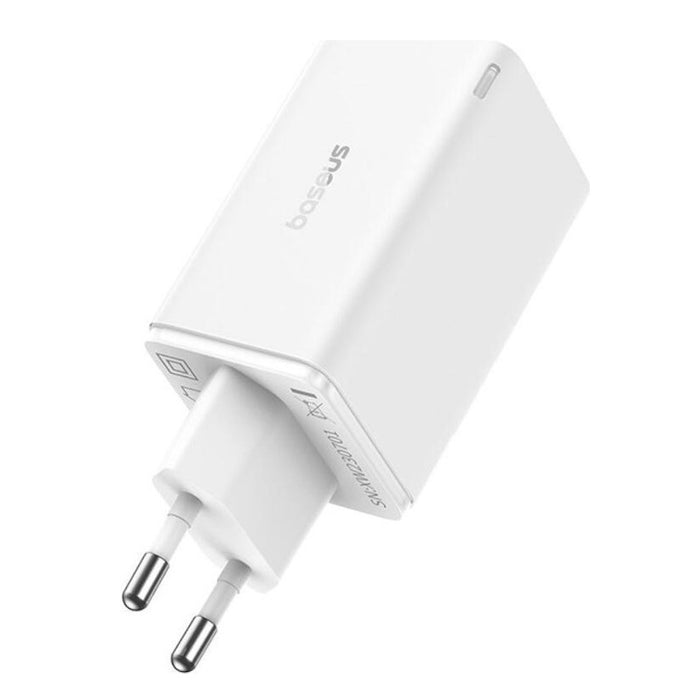 BASEUS GAN6 CHARGER 4 PORTS 65W WHITE