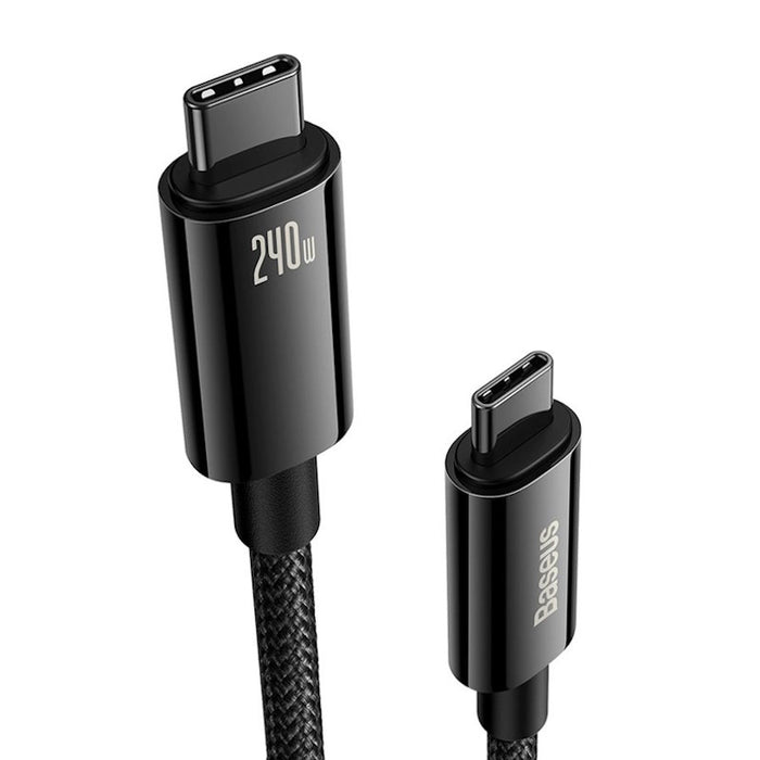 BASEUS GOLD FAST CH CABLE USB-C 240W BK