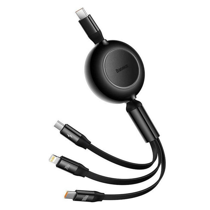 BASEUS RETRACTABLE CHARGE CABLE 3IN1 100