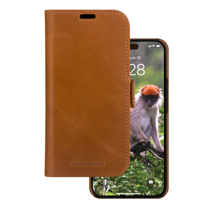 DBramante magnetic wallet case Lynge - tan - for Apple iPhone 15
