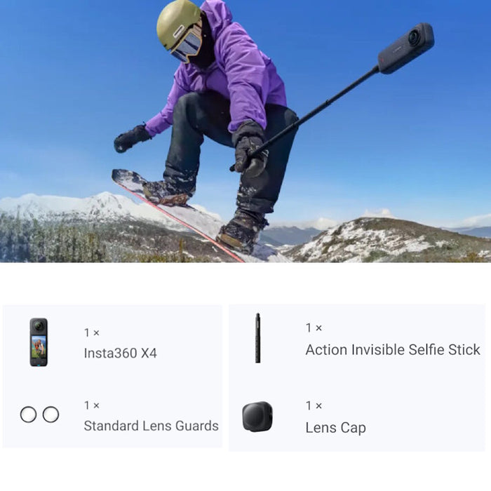 Insta360 X4 Snowboard Combo
