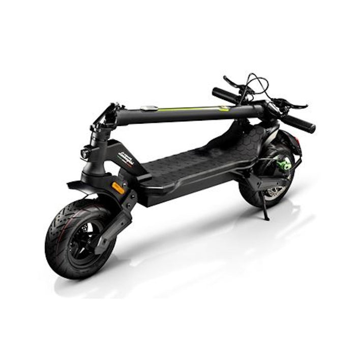 Automobili Lamborghini E-Scooter ALext Green with turn signals