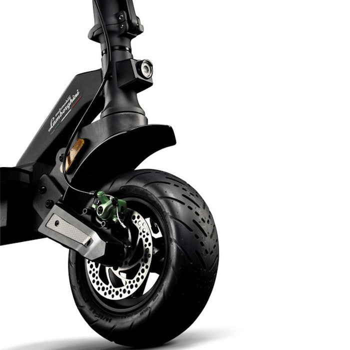 Automobili Lamborghini E-Scooter ALext Green with turn signals