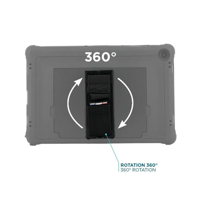 Mobilis PROTECH - Case + kickstand + 360 handstrap - Samsung Galaxy Tab A9+/A11+