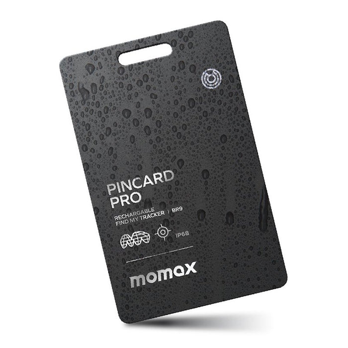 MOMAX PinCard Pro Rechargeable Find My Tracker