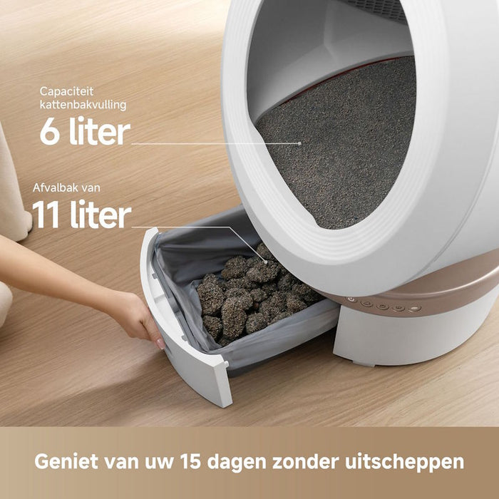 Mova Pet Smart Cat Litter Box LR10 Prime White