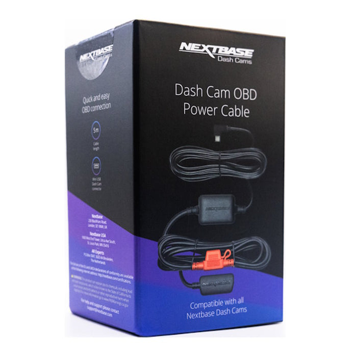Nextbase Dash Cam OBD EV Hardwire Kit