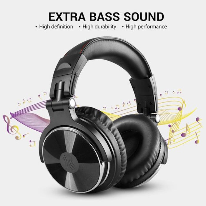OneOdio Wired Pro 10 Black Headphones