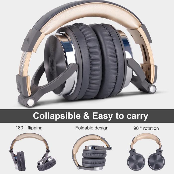 OneOdio Wired Pro 10 Grey Gold Headphones