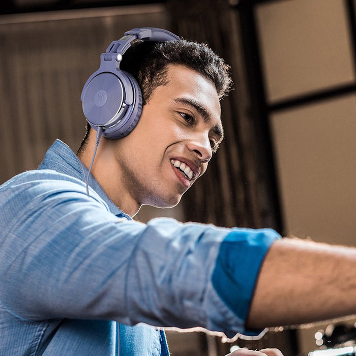 OneOdio Wired Pro 10 Light Blue Headphones