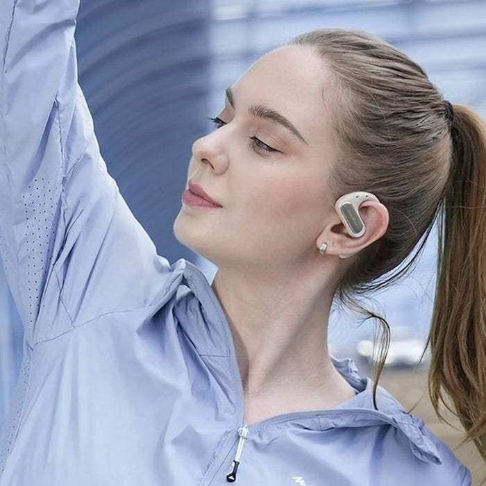 OpenRock Pro Beige Bluetooth Sport Earbuds