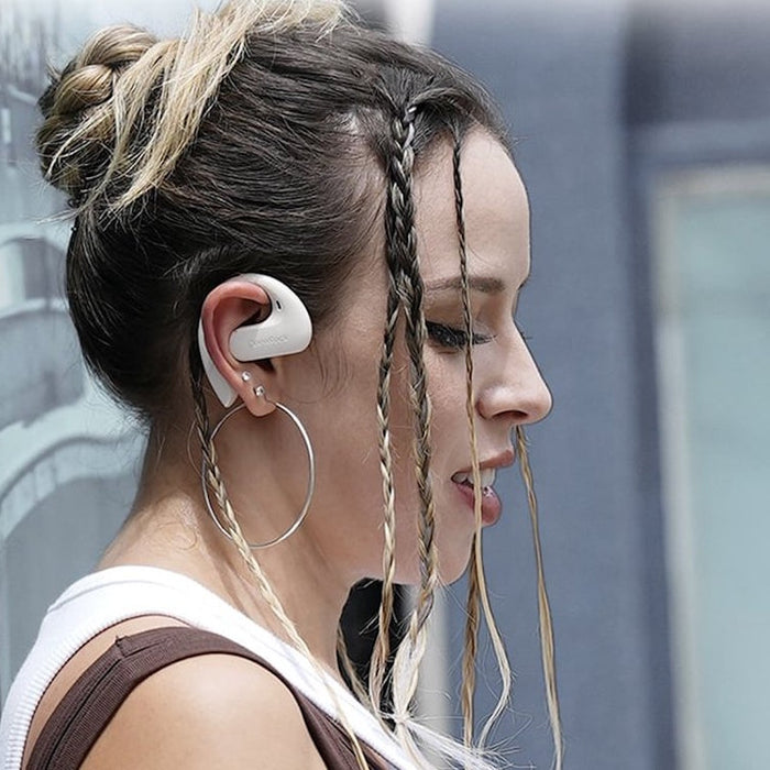 OpenRock S Cream Bluetooth Sport Earbuds