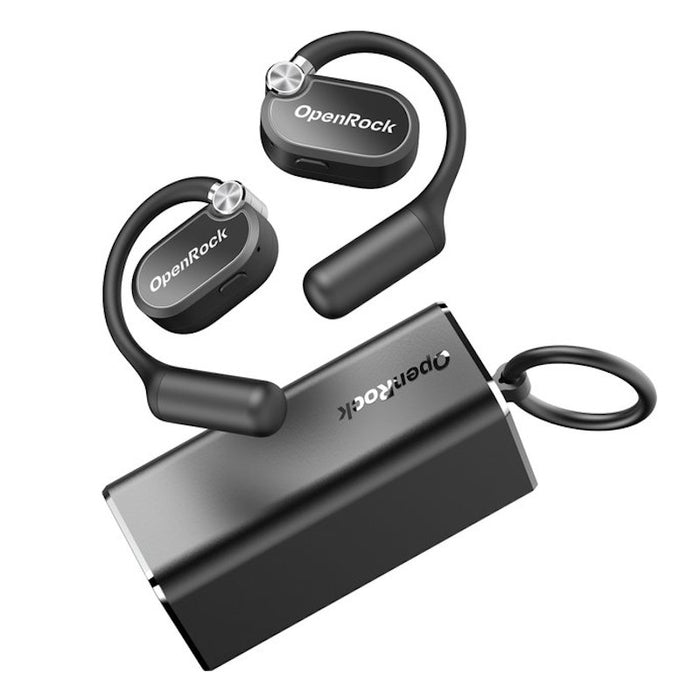 OpenRock X Black Bluetooth Sport Earbuds