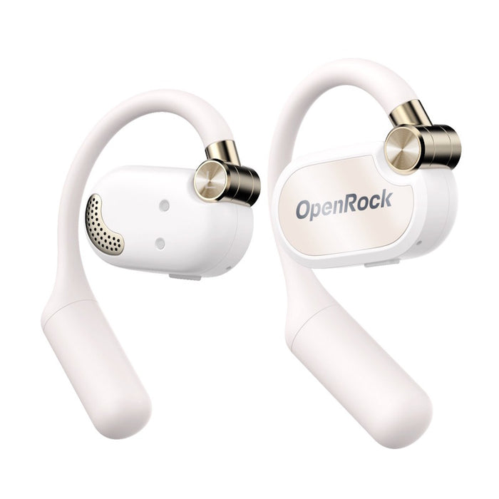 OpenRock X White Bluetooth Sport Earbuds