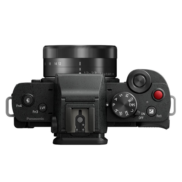 Panasonic Lumix DC-G100D zwart + H-FS 12-32 + DMW-SHGR2