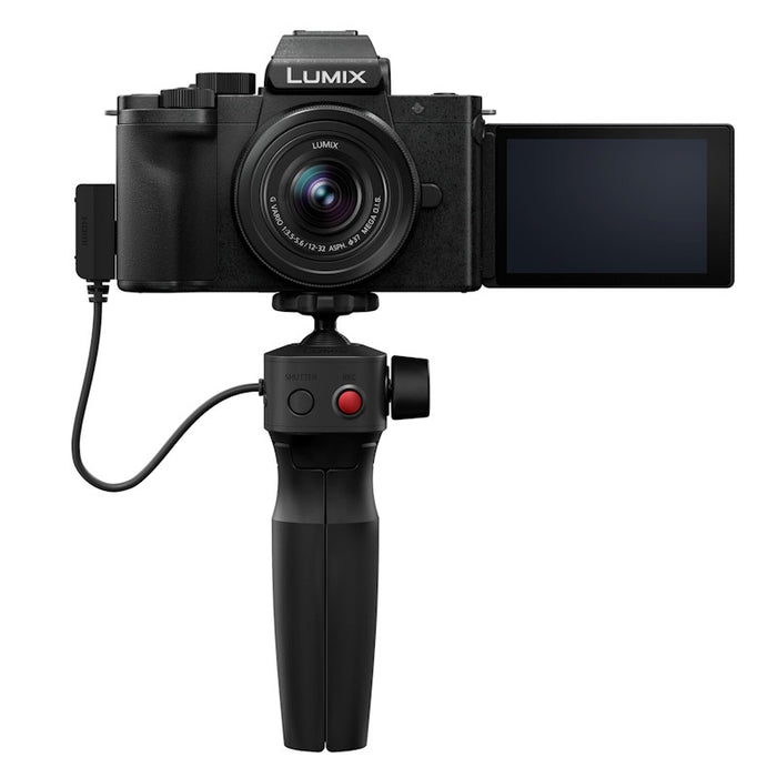 Panasonic Lumix DC-G100D zwart + H-FS 12-32 + DMW-SHGR2