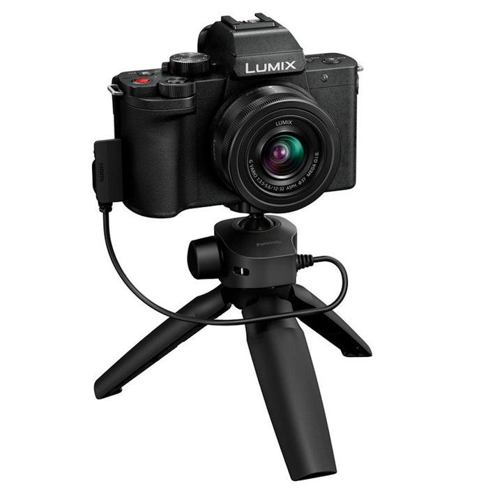 Panasonic Lumix DC-G100D zwart + H-FS 12-32 + DMW-SHGR2