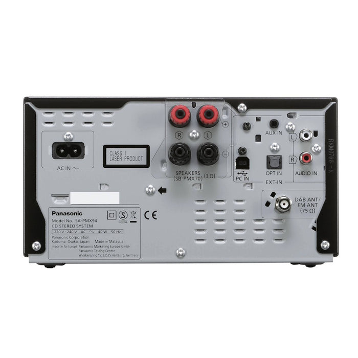 Panasonic SC-PMX94EG-K zwart