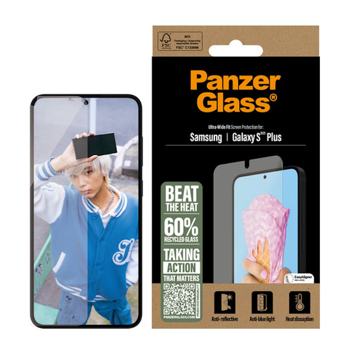PanzerGlass All-in-One Screen Protector - Clear - for Samsung Galaxy S25 Plus