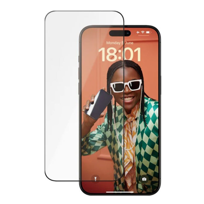 PanzerGlass Ceramic ScreenPro Ultra-Wide Fit - Clear - for iPhone 15 Pro Max