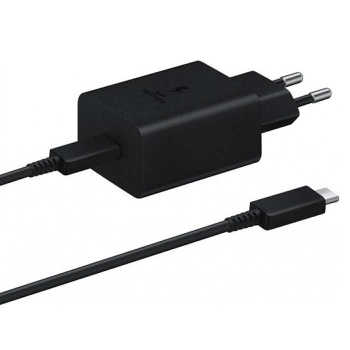 Samsung fast charging 45W USB-C adapter (with C to C cable 1.8m) - Black