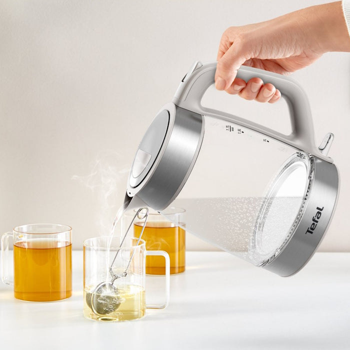 TEFAL KI605B GLASS KETTLE GLAZEN WATERKO