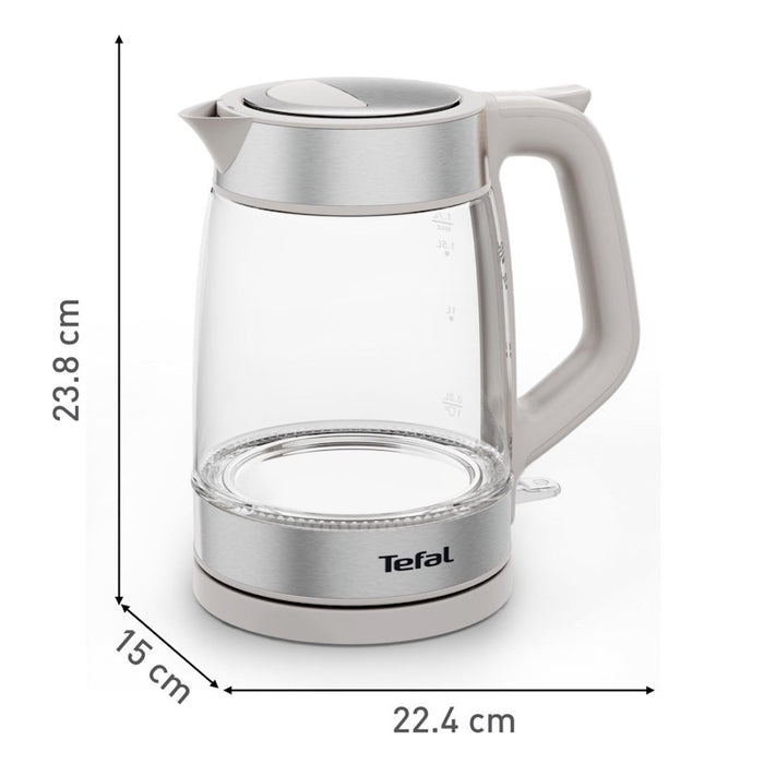 TEFAL KI605B GLASS KETTLE GLAZEN WATERKO